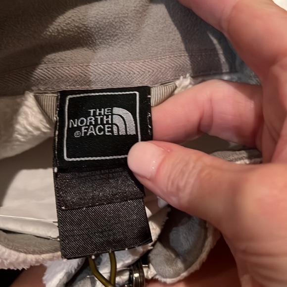 The North Face Jacket Women’s,Sz:SM/P White Osito Fleece Full Zip Pockets Casual - Picture 9 of 10